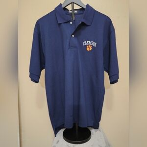 Men's Navy Blue Clemson Polo